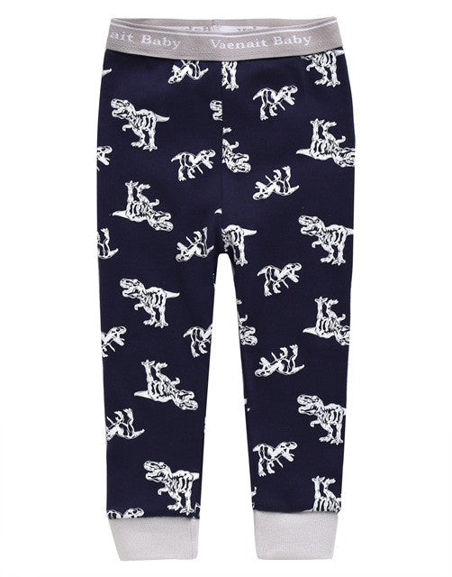 Hunter Dino Navy Long Sleeve Pajama - Go PJ Party