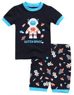 Space Boy Short Sleeve Pajamas