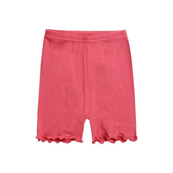 Shirring Rose Coral Short Sleeve Pajamas