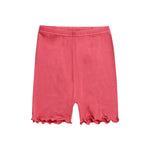 Shirring Rose Coral Short Sleeve Pajamas