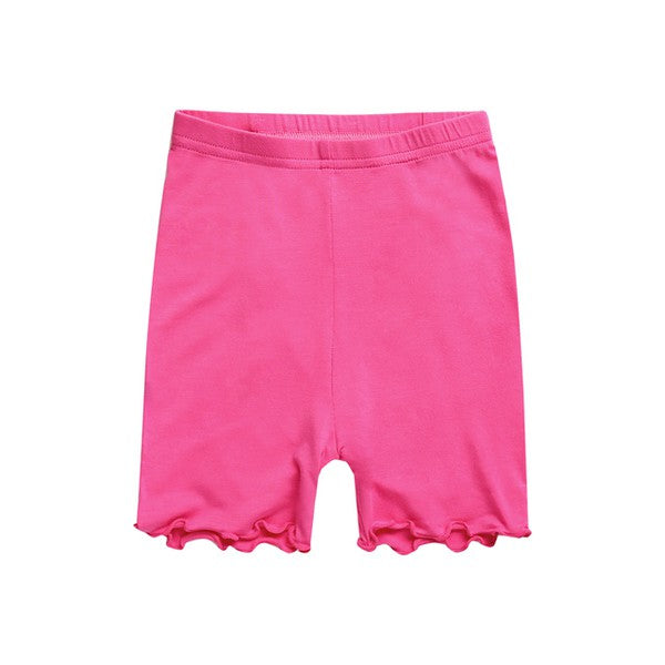 Shirring Magenta Pink Short Sleeve Pajamas