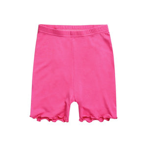 Shirring Magenta Pink Short Sleeve Pajamas