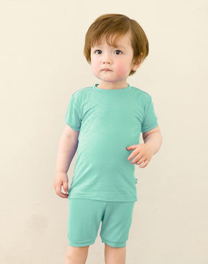 Colorful Cream Mint Short Sleeve Pajamas