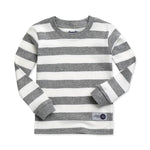 Stripe Magic Grey Long Sleeve Pajama