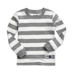 Stripe Magic Grey Long Sleeve Pajama