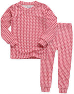 Cozy Knit Pink Long Sleeve Pajama