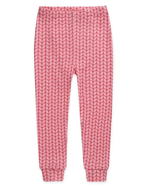 Cozy Knit Pink Long Sleeve Pajama