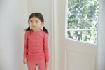 Cozy Knit Dark Pink Long Sleeve Pajama