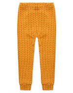 Cozy Knit Mustard Long Sleeve Pajama