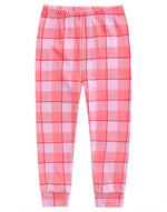 Window Check Pink Long Sleeve Pajama