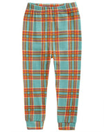 Tartan Check Dark Mint Long Sleeve Pajama