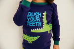 Croco Teeth Long Sleeve Pajama