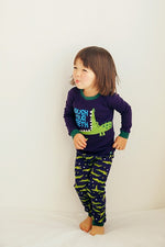 Croco Teeth Long Sleeve Pajama