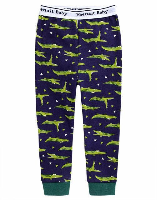 Croco Teeth Long Sleeve Pajama