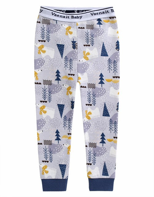 Polar Bear Forest Long Sleeve Pajama