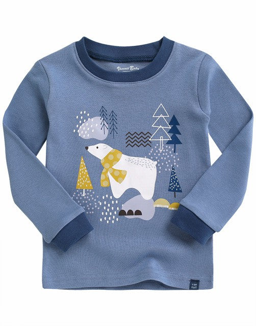 Polar Bear Forest Long Sleeve Pajama