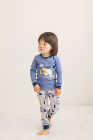 Polar Bear Forest Long Sleeve Pajama