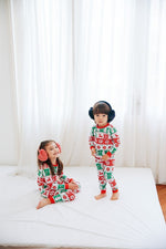 Snow Flower Long Sleeve Pajama