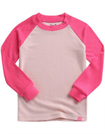 Hot Pink Modal Raglan Long Sleeve Pajama