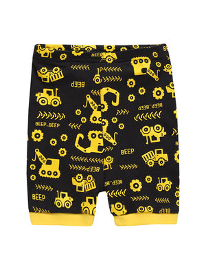 Beep Beep Crane Short Sleeve Pajamas