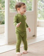 Olive Modal Long Sleeve Pajama