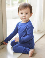 Blue Modal Long Sleeve Pajama