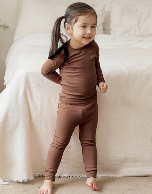 Brown Modal Long Sleeve Pajama