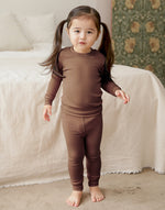 Brown Modal Long Sleeve Pajama