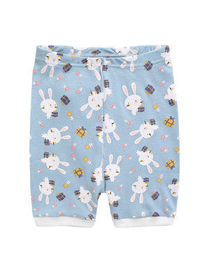 Summer Rabbit Short Sleeve Pajamas