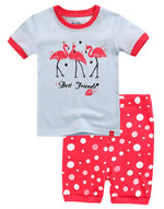 Flamingo Short Sleeve Pajamas