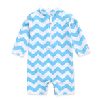 Marine Sky Baby 3/4 Sleeve Swimsuit - Go PJ Party