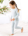 Shirring Mint Long Sleeve Pajama - Go PJ Party