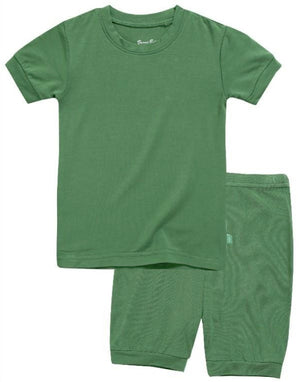 Colorful Green Short Sleeve Pajamas - Go PJ Party