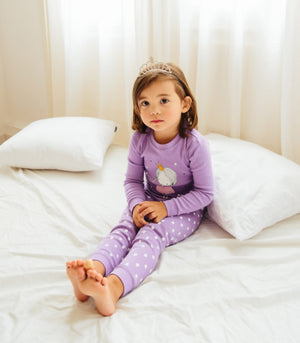 Princess Purple Long Sleeve Pajama - Go PJ Party