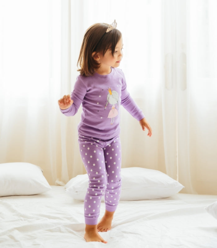 Purple best sale mattress pajamas