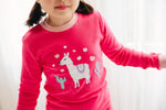 Pink Llama Long Sleeve Pajama - Go PJ Party