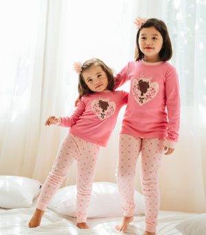 Princess Pink Long Sleeve Pajama - Go PJ Party