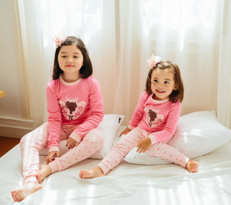 Princess Pink Long Sleeve Pajama - Go PJ Party