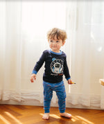 Hello Space Long Sleeve Pajama - Go PJ Party