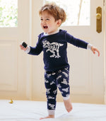 Hunter Dino Navy Long Sleeve Pajama - Go PJ Party