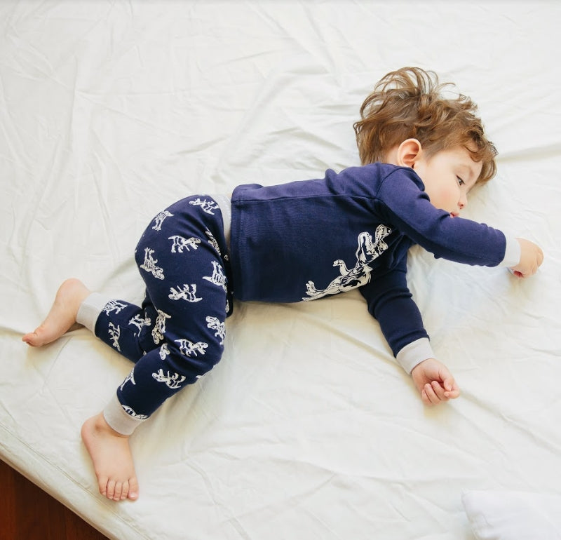 Hunter Dino Navy Long Sleeve Pajama - Go PJ Party