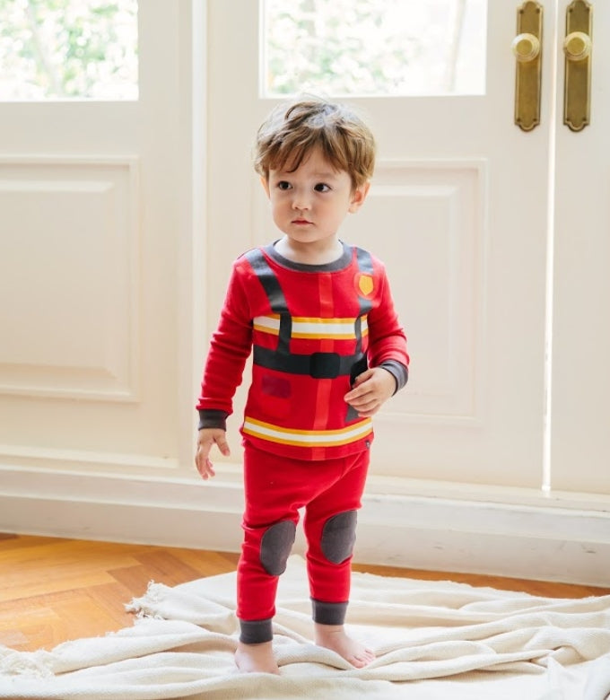 Fire Fighter Long Sleeve Pajama