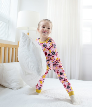 Hanguel Pink Long Sleeve Pajama - Go PJ Party