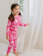 Tie Dye Hot Pink Long Sleeve Pajama