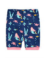 Mermaid Navy Short Sleeve Pajamas