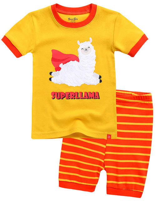 Super Llama Short Sleeve Pajamas