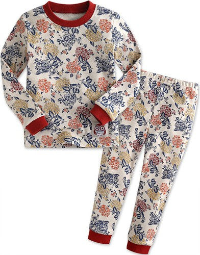 Red Garden Long Sleeve Pajama - Go PJ Party