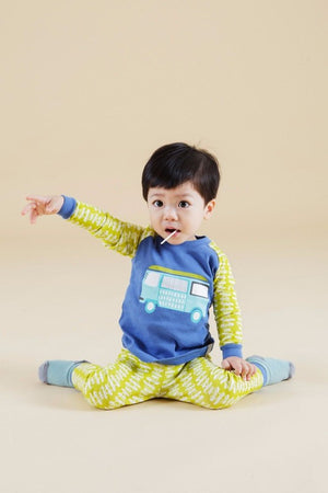 Bzz Bus Long Sleeve Pajamas - Go PJ Party