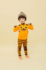 Tie Tiger Long Sleeve Pajama - Go PJ Party