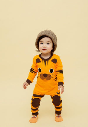 Tie Tiger Long Sleeve Pajama - Go PJ Party